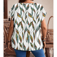 thumbnail image 3 of SOMER Plus Size Women Blouses Crew Neck Short Sleeve Summer Shrit Dressy Casual Tops, 3 of 7