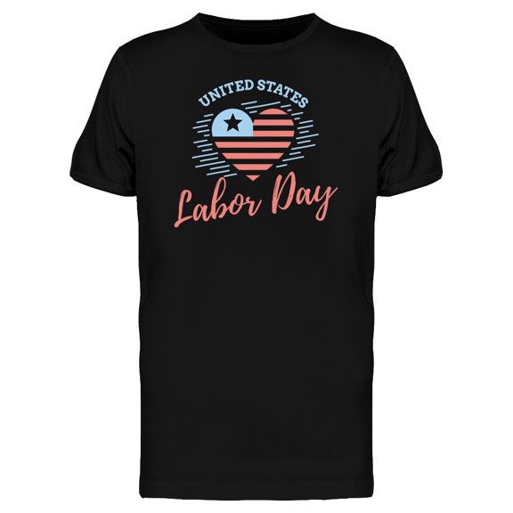 Happy Labor Day Logo T-Shirt Men -Image by Shutterstock, Male 3X-Large