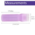 thumbnail image 6 of EZPRO USA Empty Hair Comb Applicator 7oz for All Purpose Squeeze Bottle, Pressurized Plastic Comb Color Applicator, Refillable, BPA Free, Hair Treatment, 200ml, Clear Pink Purple, Pack of 5, 6 of 8