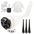 thumbnail image 1 of Wind Generator, Mini Flashing Windmill, Easy To Install For Terraces Home Charging Boats Cabins Black 48V, 1 of 8