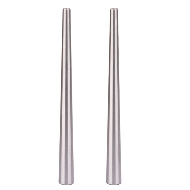 Herramienta de reparación de procesamiento de anillos de joyería de Metal, mandril de varilla ampliadora de anillos, 2 uds.