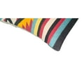 thumbnail image 4 of 24 x 24 Square Cotton Accent Throw Pillow, Geometric Aztec Tribal Pattern, Multicolor, 4 of 5