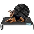 thumbnail image 1 of Cama Elevada para Perro Esquimal Negro con Malla Transpirable para Interior y Exterior, 1 of 7