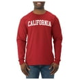 thumbnail image 2 of Wild Bobby State of California College Style Men Long Sleeve Shirt, 2 of 6