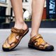 thumbnail image 4 of Bmisegm Men's Summer Breathable Hand Sewn Foot Covering Casual Beach Lazy PU Foreign Trade Sandals Summer BW2 9, 4 of 6