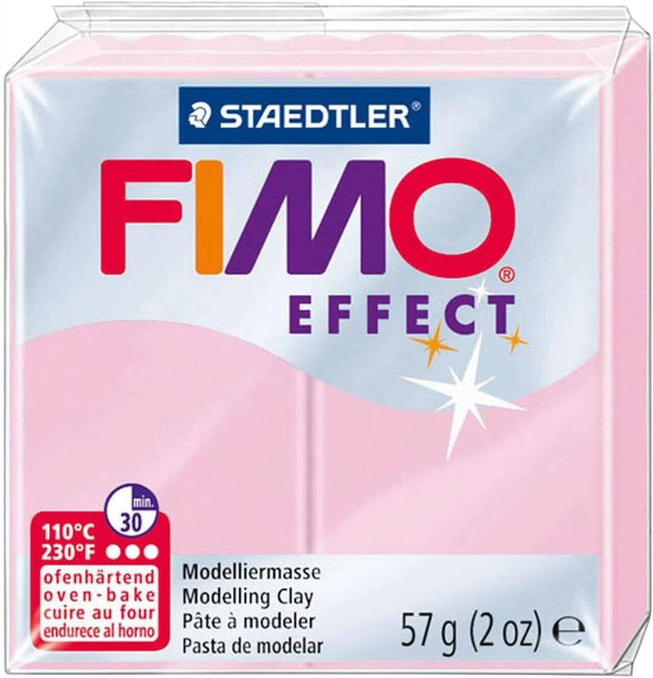 FIMO Soft and Effect Polymer Oven Modelling Clay - 57g - Set of 8 - The Strawberry Cheesecake Collection