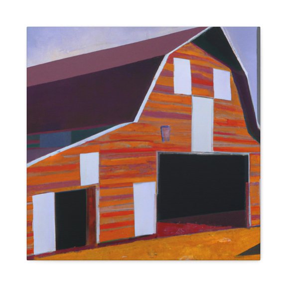 Deco Barn Sunrise - Canvas