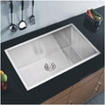 thumbnail image 1 of Water Creation SSS-US-3219A-16 32 x 19 Po. Bol Simple Sans Rangée en Acier Inoxydable Fait Main sous Évier de Cuisine - Gris & Satin Résistant aux Rayures Premium, 1 of 1