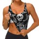 thumbnail image 3 of Fotbe Skull bird bat spider Sujetador Deportivo Largo sin Aros para Mujer con Almohadillas y Soporte Medio, Transpirable y Absorbente, Camiseta Tipo Chaleco o Tank Top-Small, 3 of 8