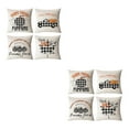 thumbnail image 2 of maskred 4piece Effortless Maintenance With Easy-care Decorative Pillow Cover Holiday Halloween-9 2Set, 2 of 6