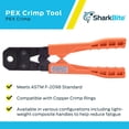 thumbnail image 4 of Crimp Tool SharkBite 23100, PEX, 3/8 pulgadas, con kit de cabezales múltiples, 4 of 5