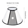 thumbnail image 3 of Pet Elizabethan Collar, Transparent Plastic Recovery Cone with Breathable Mesh, Soft Foam Edges, Adjustable E-Collar for Cats, Puppies, Medium Dogs, 3 of 6