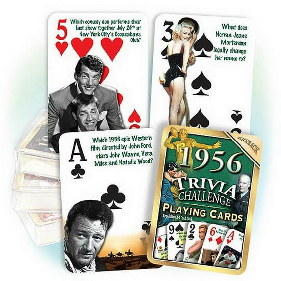 Partypro PC1956 1956 Trivia Playing Cards