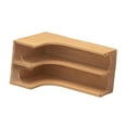 thumbnail image 3 of simhoa Corner Shelf 2 Tier Organization Elegant Space Saving Multipurpose Display Stand wooden color, 3 of 8