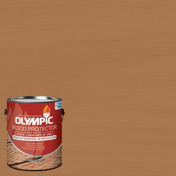 Olympic Wood Protector Solid Color Exterior Waterproofing Olympic Wood Protector Solid Color Exterior Waterproofing