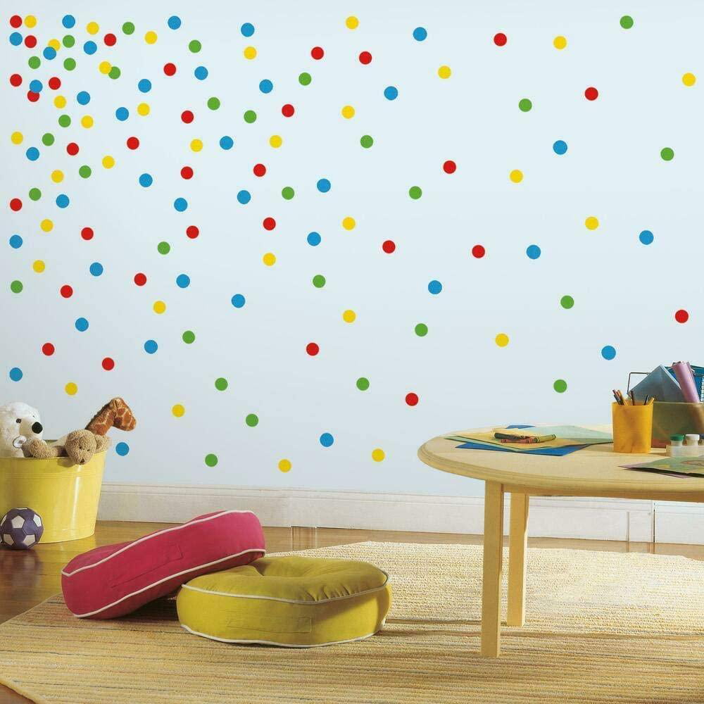RoomMates Multi Confetti Dots Peel And Stick Wall Decals 