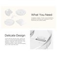 thumbnail image 4 of Pet Bowl, Elevated With Chic And Modern Style, Prevent Neck & Whisker Fatigue, Dishwasher Safe Ceramic Material, Backflow Prevention Design, Stable Anti-Slip Base (10 Ounces), 4 of 5