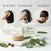 Nature Skin Shop Amla Ayurvedic Shampoo Bar, Strengthening for Fuller Hair, 2.7 Ounces