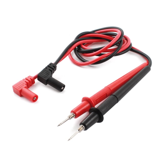 Unique Bargains 2pcs Black Red Multimeter Meter Test Lead Probe 4mm Banana Connector 1000V