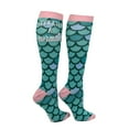 thumbnail image 1 of Secretly A Mermaid Funny Compression Socks for Women Unisex Size, 1 of 4
