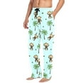 thumbnail image 2 of Funny Monkey and Tree Palm joogoo Men's Pajama Pants Cotton Long Sleepwear Lounge Pants M, 2 of 7