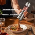 thumbnail image 2 of COSPRO 3-in-1 Wireless Charging Electric Salt and Pepper Grinder Set, Rechargeable Automatic Stainless Steel Spices Mill Set - One-Hand to Operate, Adjustable Coarseness, Easy Cleaning, 2 of 7