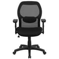 thumbnail image 6 of EMMA + OLIVER Mesh Mid Back Swivel Office Desk Chair, Black, 6 of 6