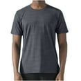 thumbnail image 3 of Jinhomg Mens Casual Summer Tee Shirts Loose Fit Comfy Plain Crew Neck Tops Big and Tall Short Sleeve T-Shirts Lightweight Daily Wear Dark Gray XXL, 3 of 8