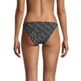 thumbnail image 3 of Calvin Klein Women's Bikini Bottom Skinny Strap Swimsuit Logo Black New, 3 of 4