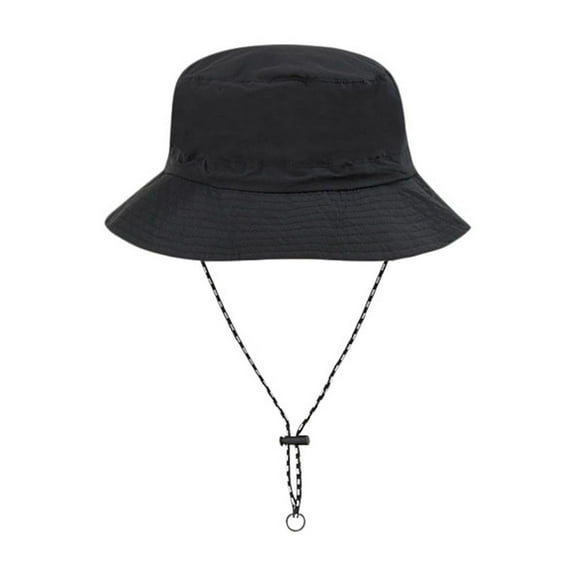 Waterproof Packable Bucket Hat with Adjustable Chin Strap, Unisex Outdoor Sun Cap for Hiking Camping, Lightweight Fishing Travel Headwear