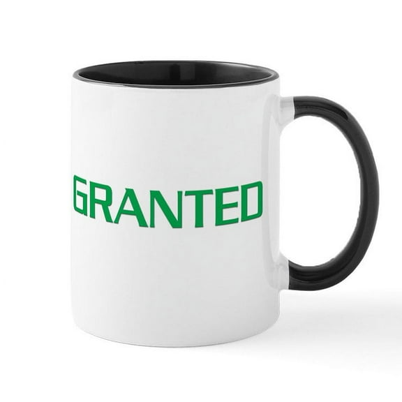 CafePress - Granted/Denied Mug - 11 oz Ceramic Mug - Novelty Coffee Tea Cup