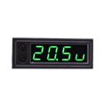 thumbnail image 2 of pitrice Car Clock Voltmeter Thermometer Durable Universal Accessories Green, 2 of 9
