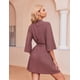 thumbnail image 4 of Ekouaer Robes for Women Waffle Knit Bathrobe Soft Lightweight Knee Length Loungewear S-XXL, 4 of 5