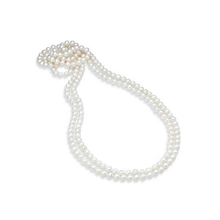 8.5 Mm White Pearl - Fine Jewelry Vault UBNKBK7044FWWH Freshwater Cultured White Pearl 80 in. Strand Necklace 8.5 mm.