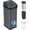 Dark Gunmetal Gray, variant on iTouchless 13 Gallon Sensor Trash Can with Lid, Pet Lock & Odor Filter, Patented Automatic 50L Stainless Steel Kitchen Garbage Bin, Touchless Motion Activated, Fingerprint-Proof Wastebasket, Silver