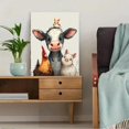 thumbnail image 5 of Cute Farm Animal Friends Canvas Print, Wall Art for Living Room Bedroom Kids Room Farmhouse Office Nursery, 5 of 8