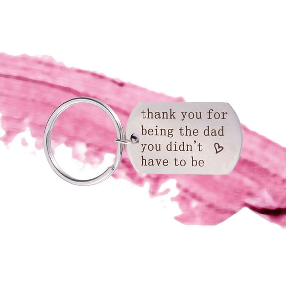 OUNONA Keychain for Father's Day Gifting Warm Designs and T You Wording