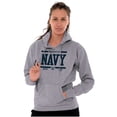 thumbnail image 3 of Property of US Navy Logo Since 1775 Unisex Plus Size Hoodie Brisco Brands 2X, 3 of 5