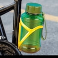 thumbnail image 4 of Botella de agua deportiva de 1000 ml | Hervidor de agua para bebidas al aire libre de plástico esmerilado | Mango de correa a prueba de fugas | Apto para lavavajillas | Gran capacidad |, 4 of 5
