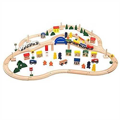all aboard wooden trains