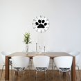 thumbnail image 4 of Reloj de pared con forma de pata de perro, silencioso, de 10 pulgadas, estilo rústico retro, decorativo para sala de estar, cocina, hogar, baño y dormitorio, 4 of 7