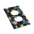 thumbnail image 7 of DouZhe 1-Gang Duplex Outlet Cover, Colourful Flowers Birds Forest Decorative Wall Plates, 7 of 7