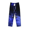 thumbnail image 6 of Uemuo Steel Skull Pattern Men's Wide Leg Palazzo Lounge Pants with Pockets Light Weight Loose Comfy Casual Pajama Pants-X-Large, 6 of 9