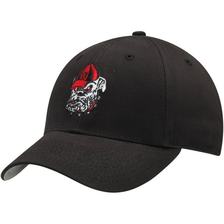 - Men's Black Georgia Bulldogs Basic Adjustable Hat - OSFA
