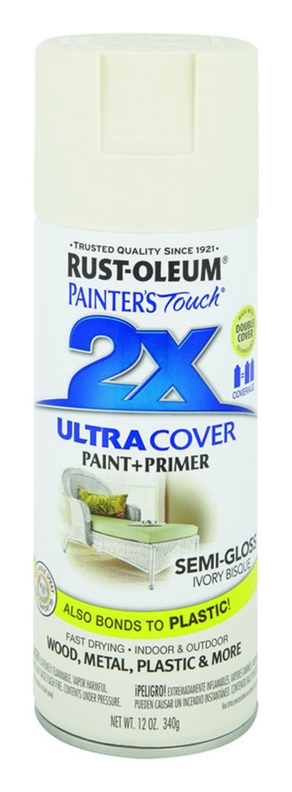 Rust-Oleum Painter's Touch 2X Ultra Cover 12 Oz. Flat Paint + Primer Spray  Paint, Black - Power Townsend Company