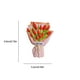 thumbnail image 3 of Flower Bouquet Resin Fridge Stickers Three Dimensional Magnetic Stickers Fridge Decoration, 3 of 7