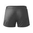 thumbnail image 7 of Womens Swim Bottoms Swim Shorts High Waist Athletic Running Shorts Quick Drying Swimsuits Bottom Trunks Grey, Size XXXL, 7 of 7