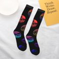 thumbnail image 5 of Salouo 80s Style Palm Trees Print Women's Men's Ankle Socks 1-pack Casual Athletic Socks for Unisex Adult Moisture-Wicking Socks for Daily Wear/Running/Sport, 5 of 8