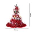 thumbnail image 3 of Vikakiooze LED Christmas Hat LED Christmas Hat Christmas Decoration Supplies Non-woven Rain Silk Christmas Hat Party Supplies Dress Up, Christmas Party Hats Christmas Hats for Adults, 3 of 6