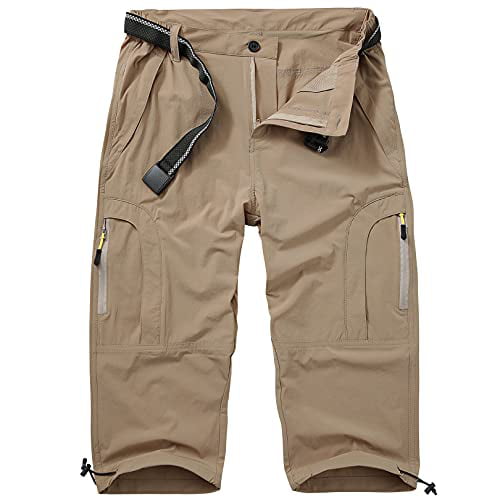 Jessie Kidden Women's Stretch Cargo Shorts with Pockets Lightweight Quick  Dry Ladies Long Ripstop Belt Work Pants for Hiking Camping Travel (2030  Khaki 29) - Walmart.com